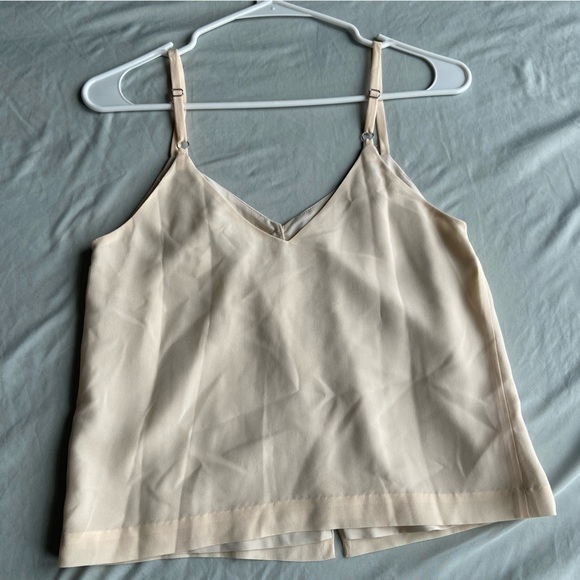 NWT Madewell Silk Button Down Camisole Tank Top Lined Sz 00 - Picture 2 of 4